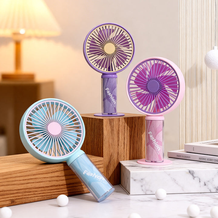 Portable table fan with USB connection and flexible tilt function Kalsten