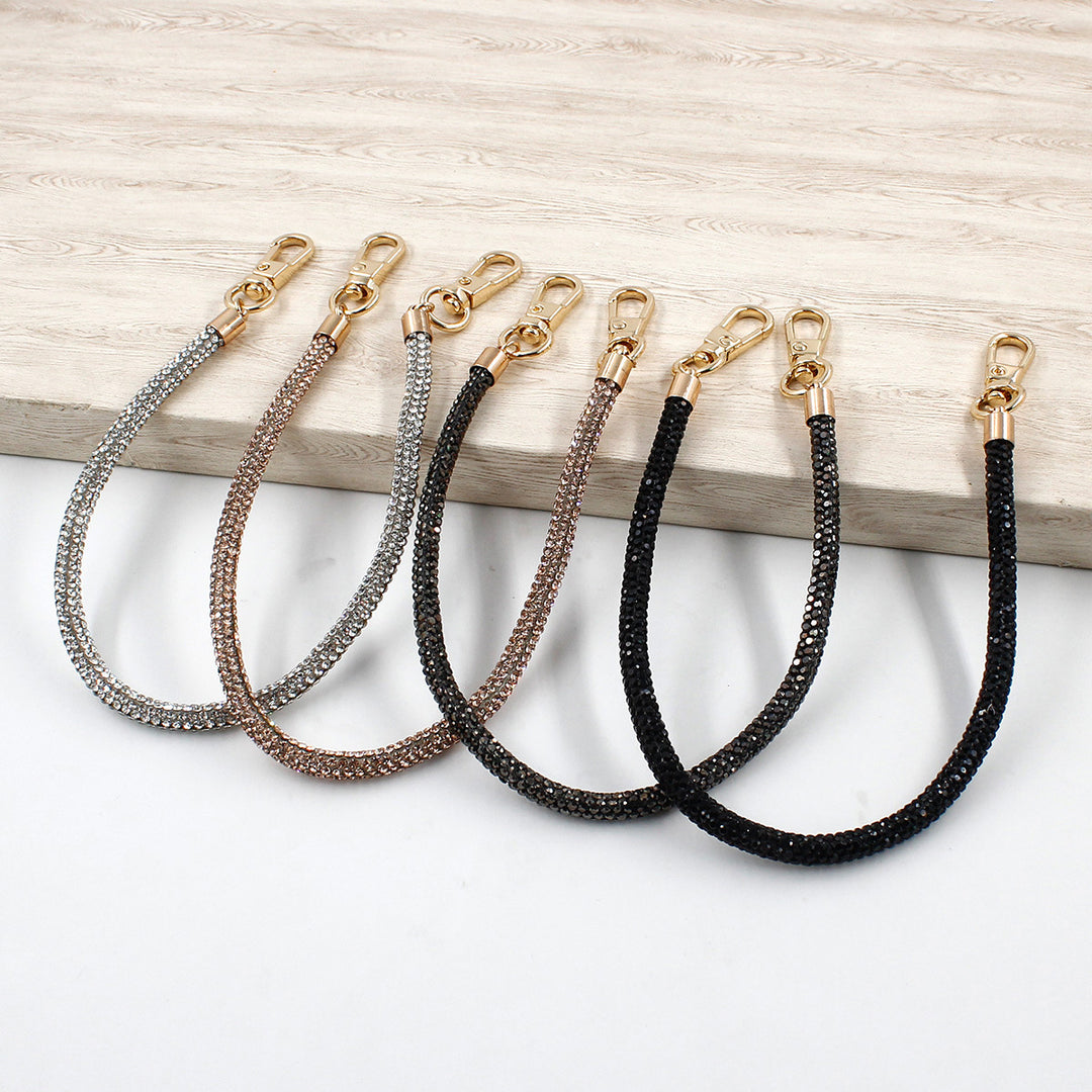 Stylish Crystal-Embellished Handbag Strap Kalsten
