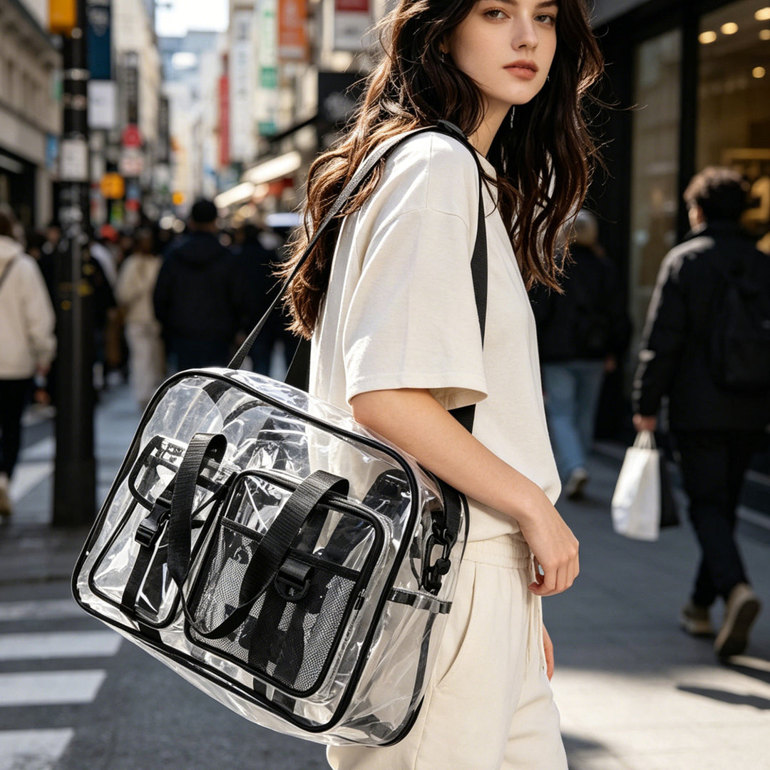 Transparent Travel Sports Tote