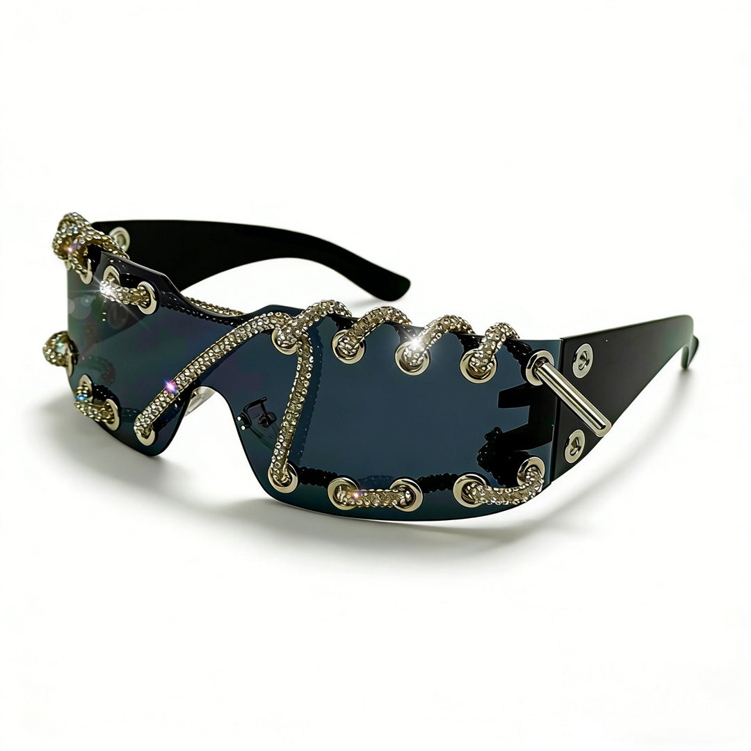 Women's sunglasses with unique lacing design Kalsten