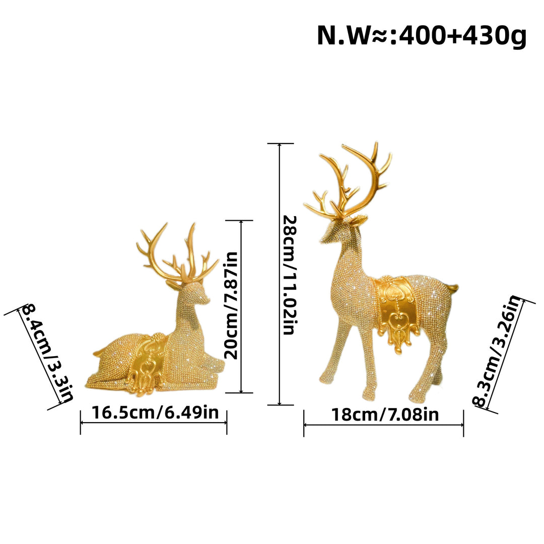 Elegant decorative figure of a majestic red deer Kalsten