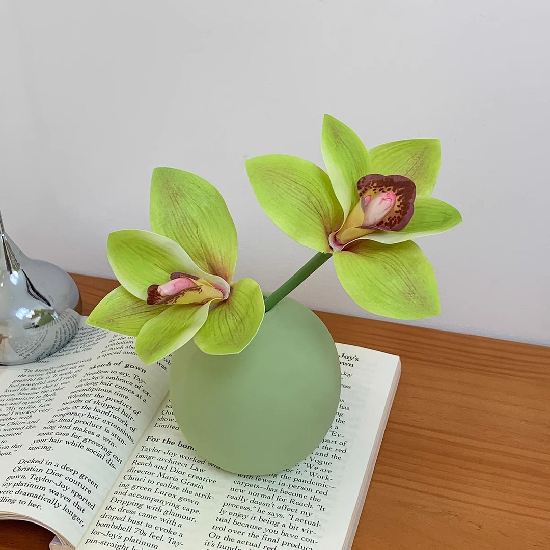 Elegant Orchid Decorative Planter