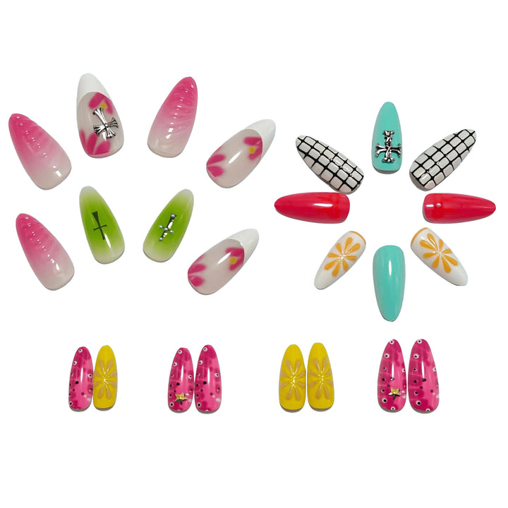 Artistic Nail Art Set with Elegant Designs Kalsten