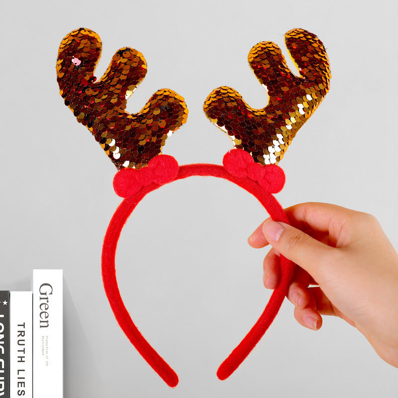 Festive Reindeer Antler Headband