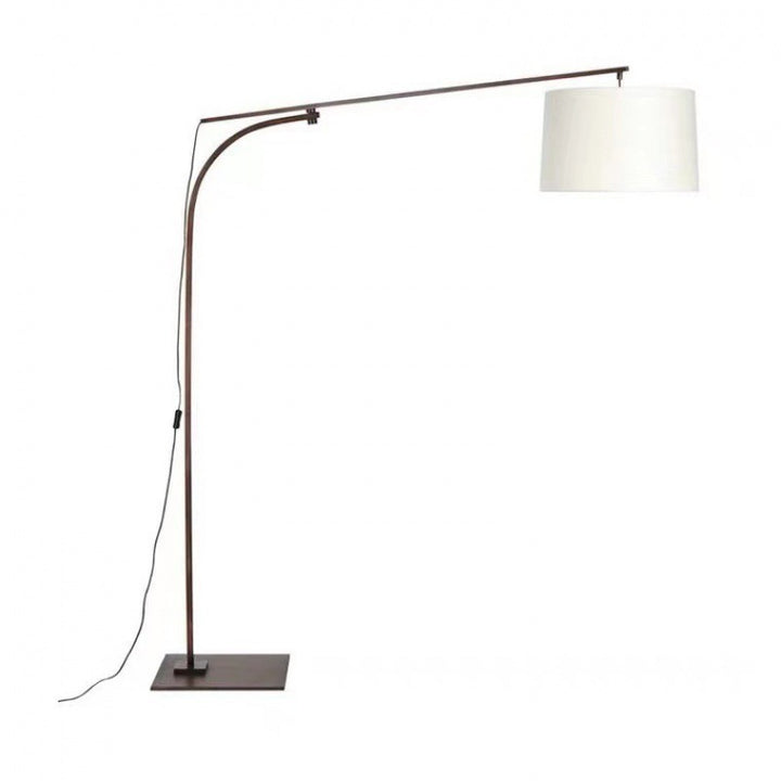 Adjustable Arc Floor Lamp with Elegant Shade