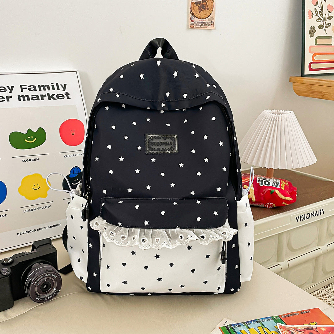 Playful Star-Patterned Backpack Kalsten