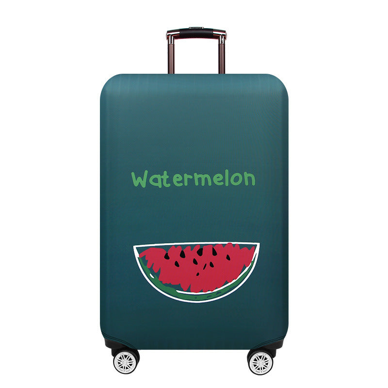 Women's hard shell suitcase with fruity illustration design Kalsten