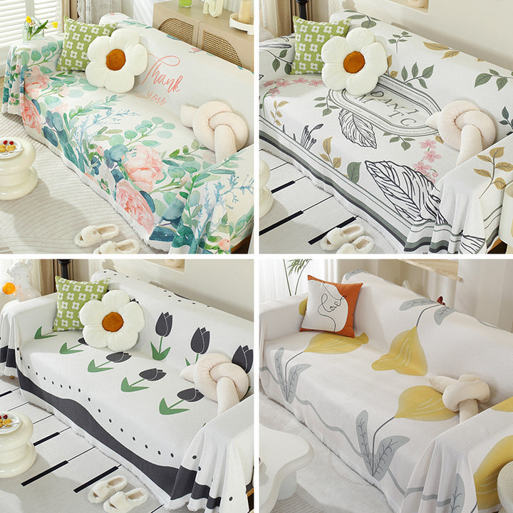 Premium Textured Sofa Throw Cover
