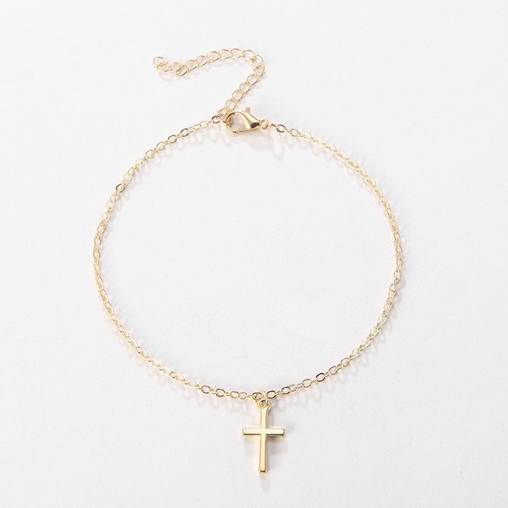 Delicate Cross Charm Bracelet Kalsten
