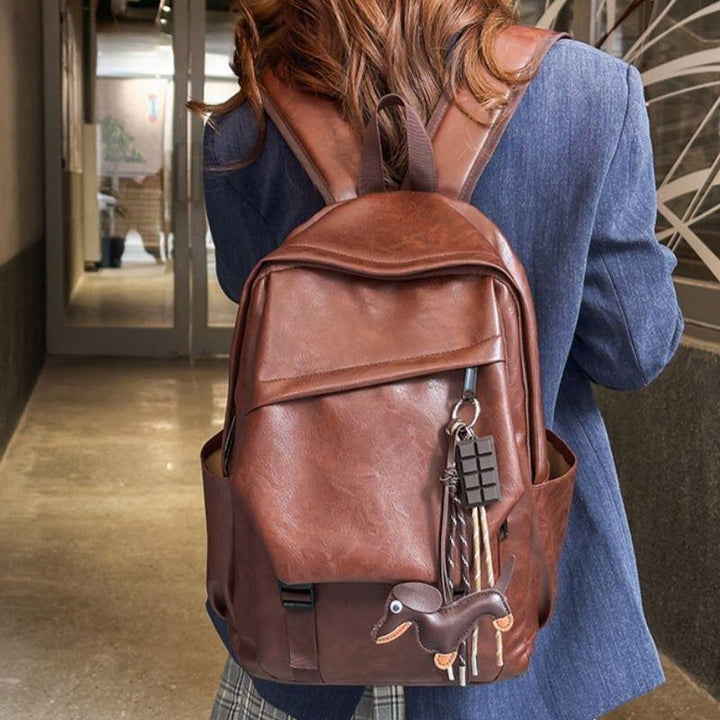 Minimalist Leather Backpack Kalsten