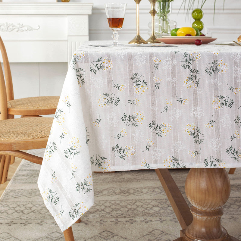 Elegant Floral Tablecloth