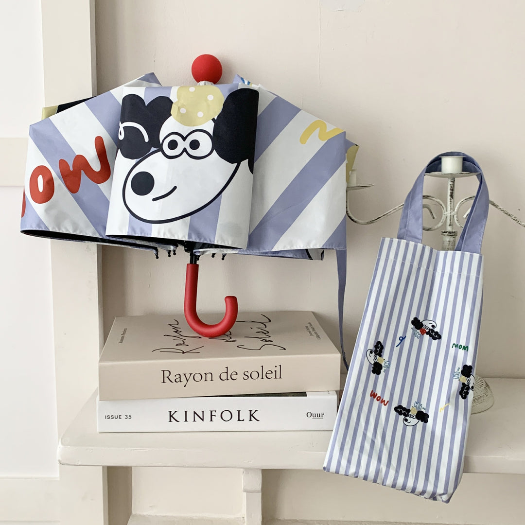 Ladies creative foldable umbrella with playful animal design Kalsten