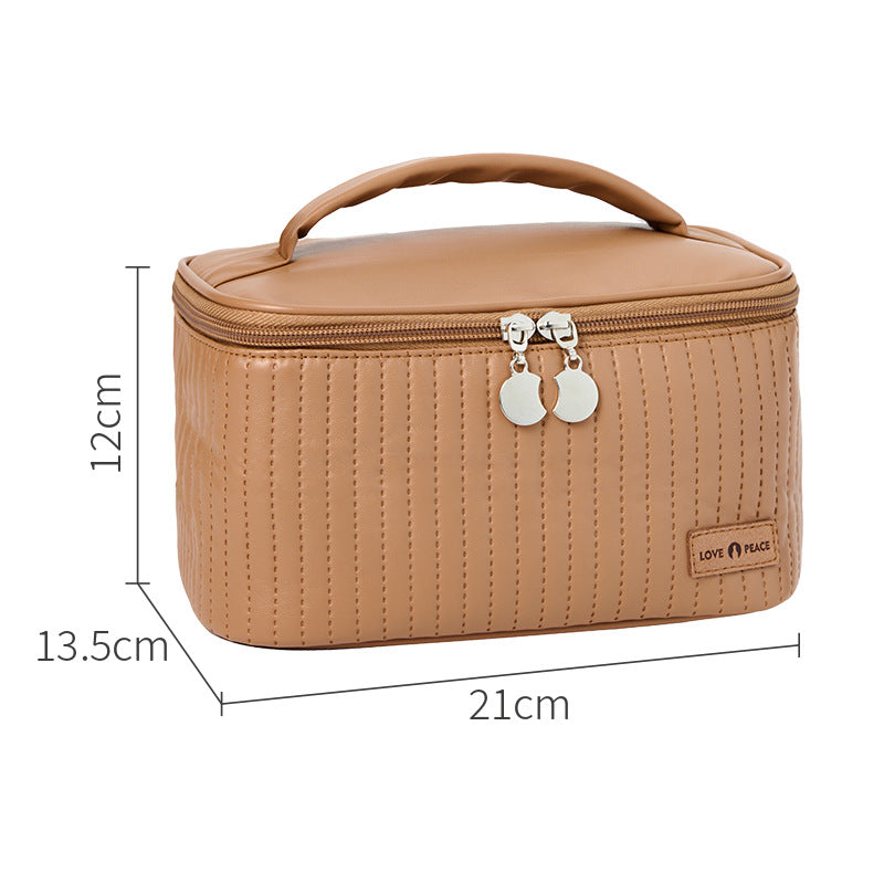 Elegant Quilted Makeup Storage Case Kalsten