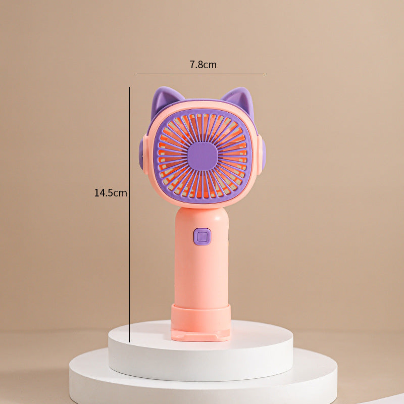 Women Portable Hand Fan in Cat Design Kalsten