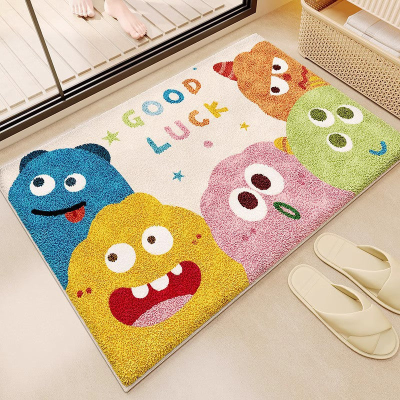 Fun Monster-Themed Bath Mat