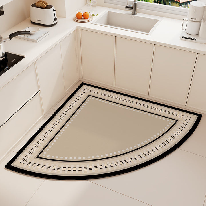 Tropical Theme Park Decorative Kitchen Mat