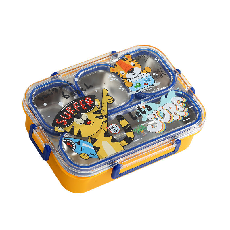 Fun-Themed Multi-Section Lunch Container