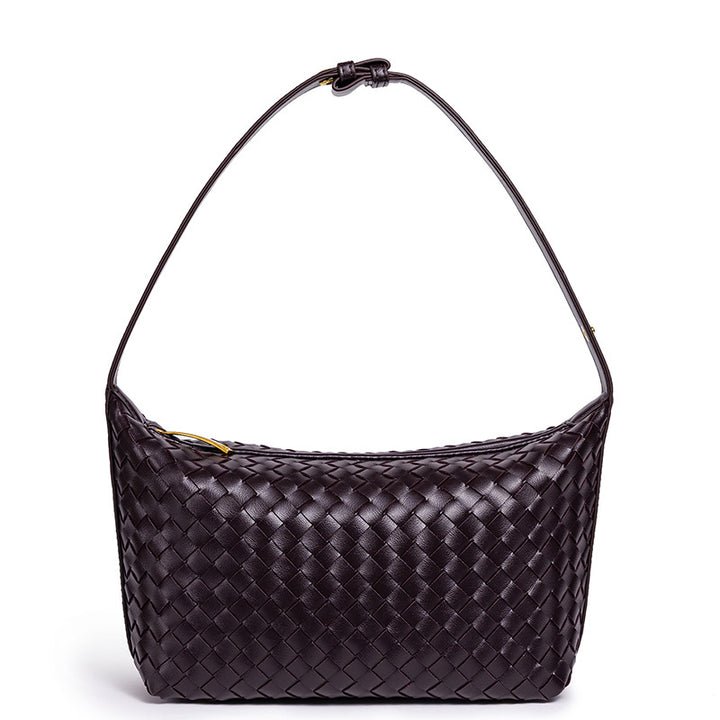 Braided Vegan Leather Shoulder Bag Kalsten