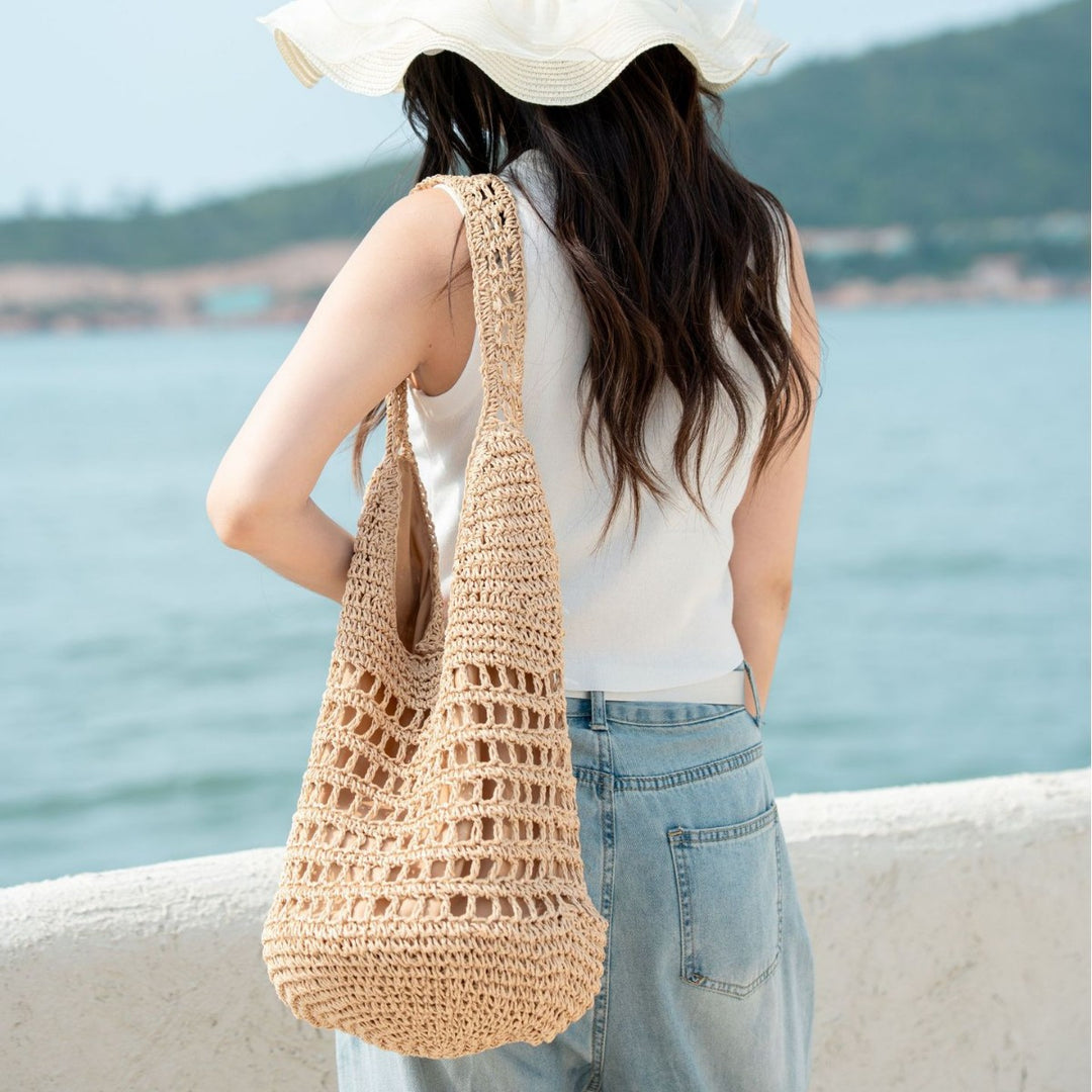 Fine Macrame Drawstring Bag Kalsten