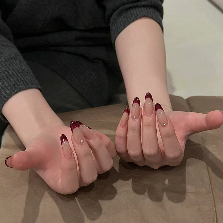 Ombre Press-On Nails with Glossy Finish Kalsten