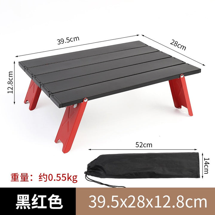 Foldable Camping Table With Lightweight Aluminum Frame Kalsten