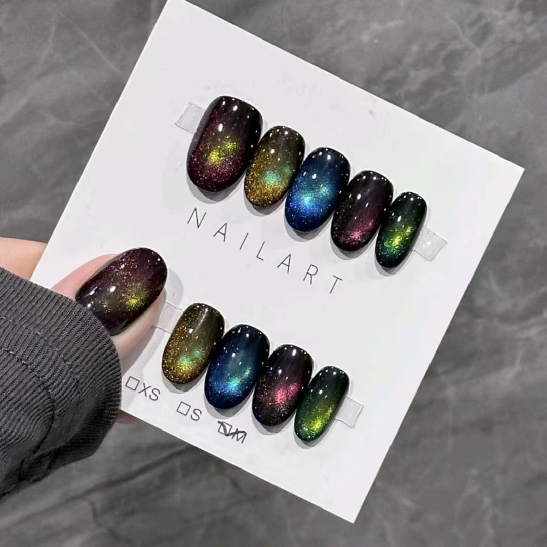 Stylish Artistic Press-On Nail Set Kalsten