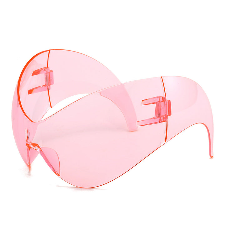 Oversized Futuristic Shield Sunglasses Kalsten