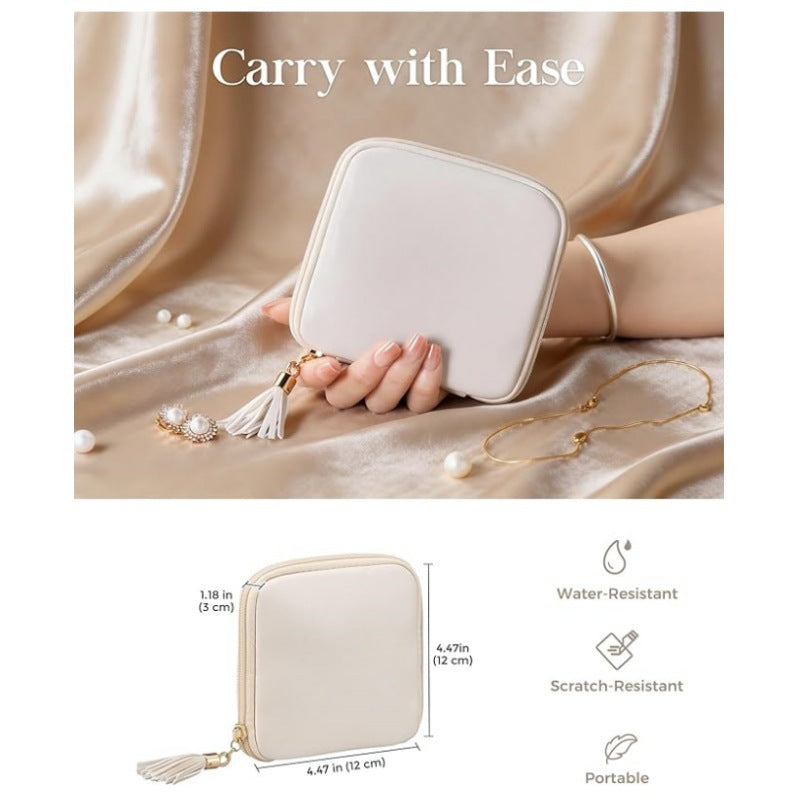 Jewelry Organizer Bag with Multifunctional Interior Layout Kalsten