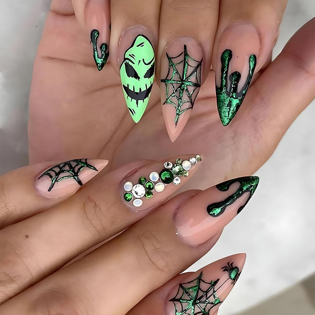Creative Nail Art Set with Halloween Motifs Kalsten