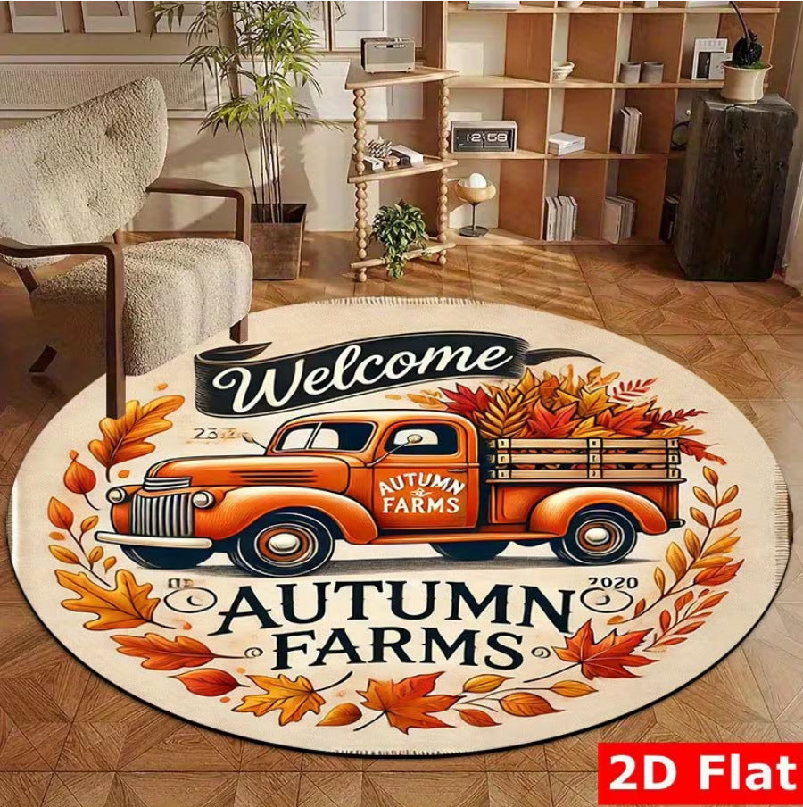Round Welcome Mat