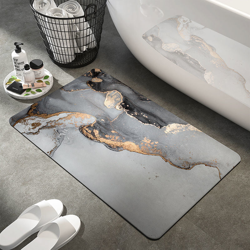 Artistic Abstract Bath Mat
