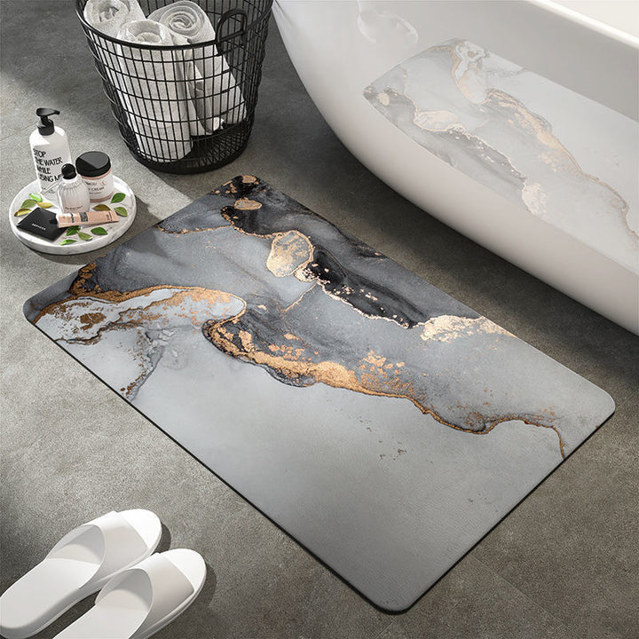 Artistic Abstract Bath Mat