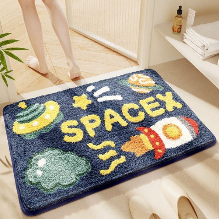 Cute Bear Theme Bath Mat