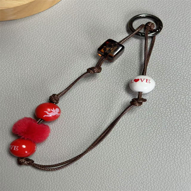 Decorative Beaded Keychain Kalsten 1790135971