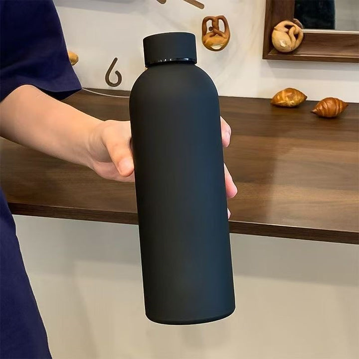 Ladies insulated drinking bottle with floral design and hygienic closure system Kalsten
