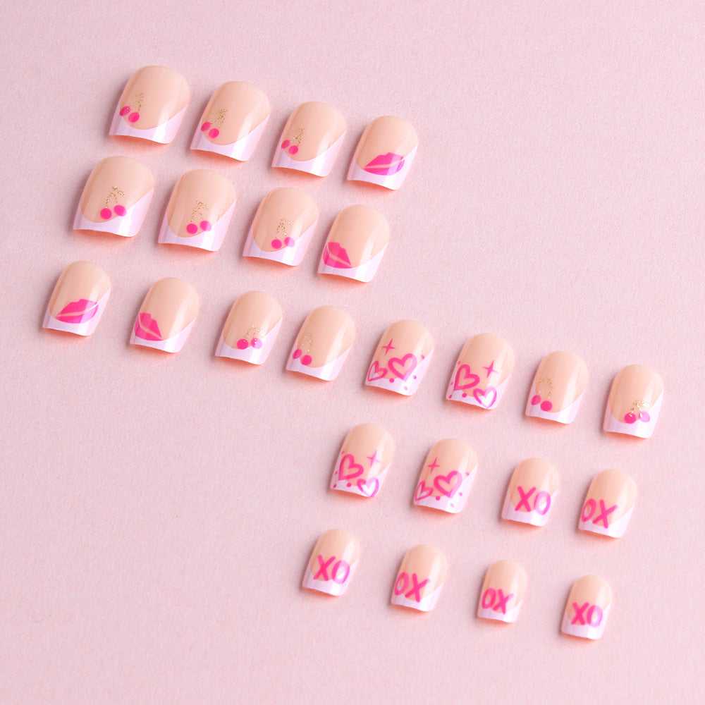 Artistic Abstract Press-On Nails Kalsten