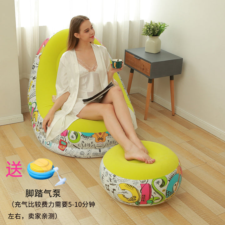 Women's Inflatable Comfort Sofa with Ergonomic Backrest Kalsten