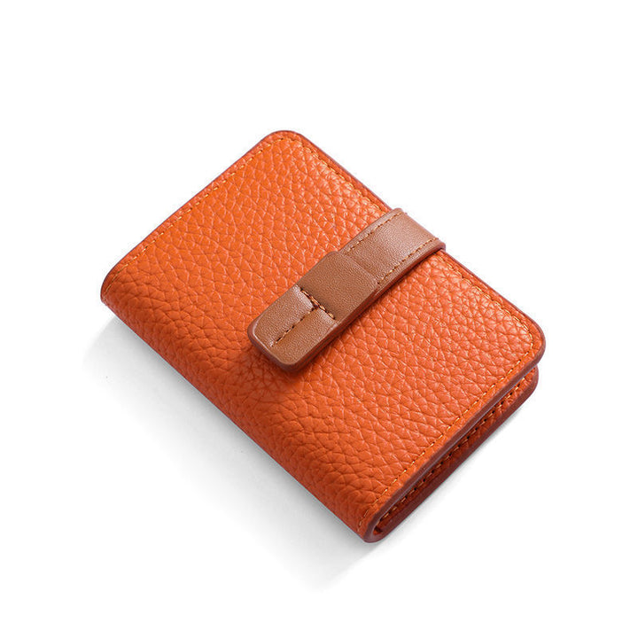Textured Leather Cardholder Wallet Kalsten