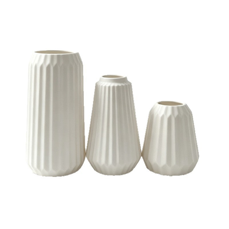 Textured Geometric Table Vase Kalsten