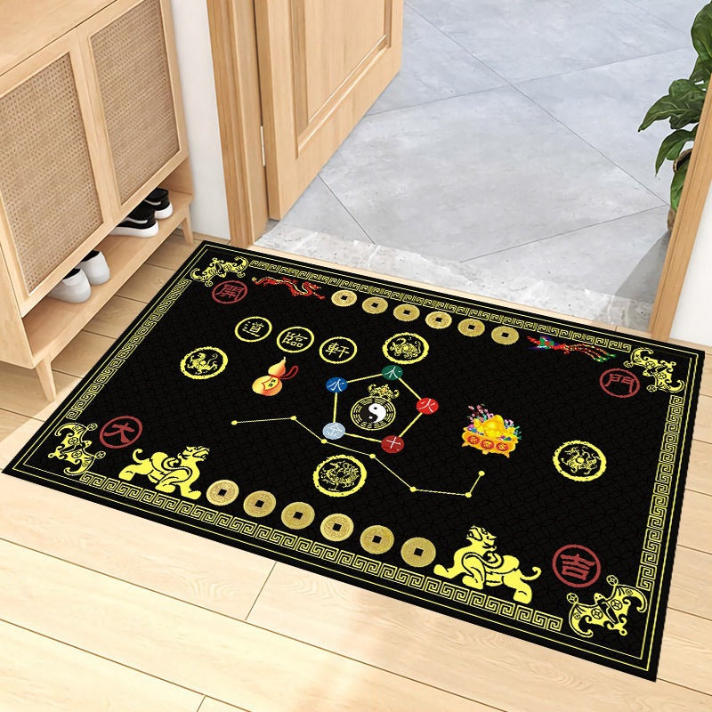 Decorative Zodiac-Themed Area Mat