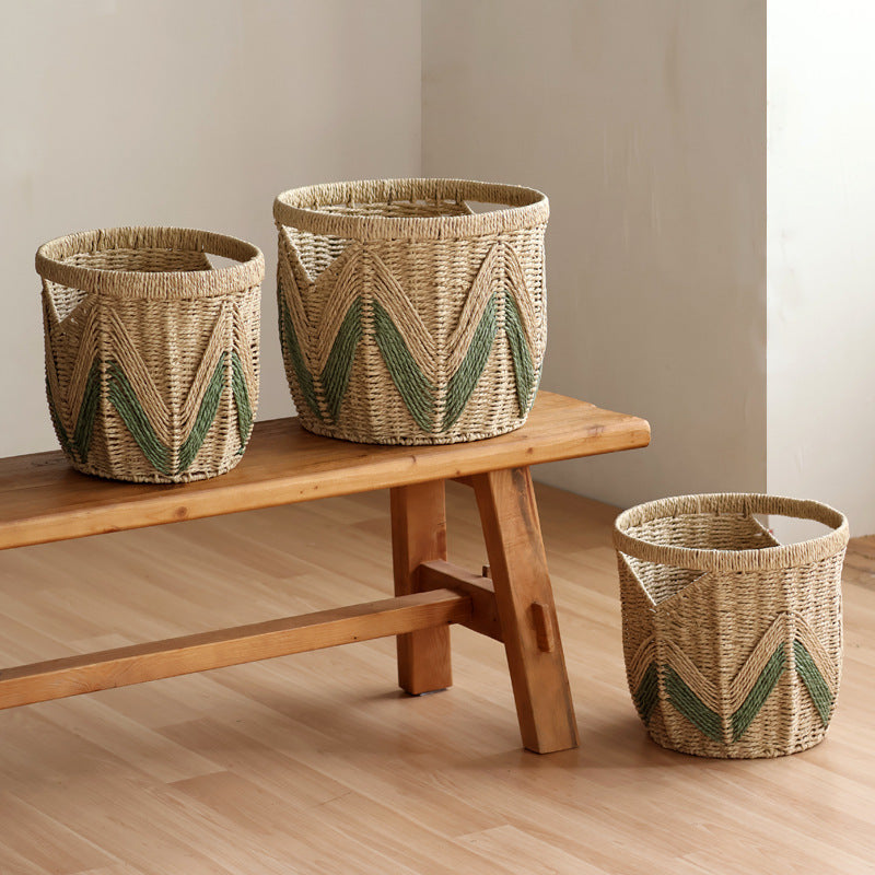 Decorative Handwoven Storage Basket Kalsten