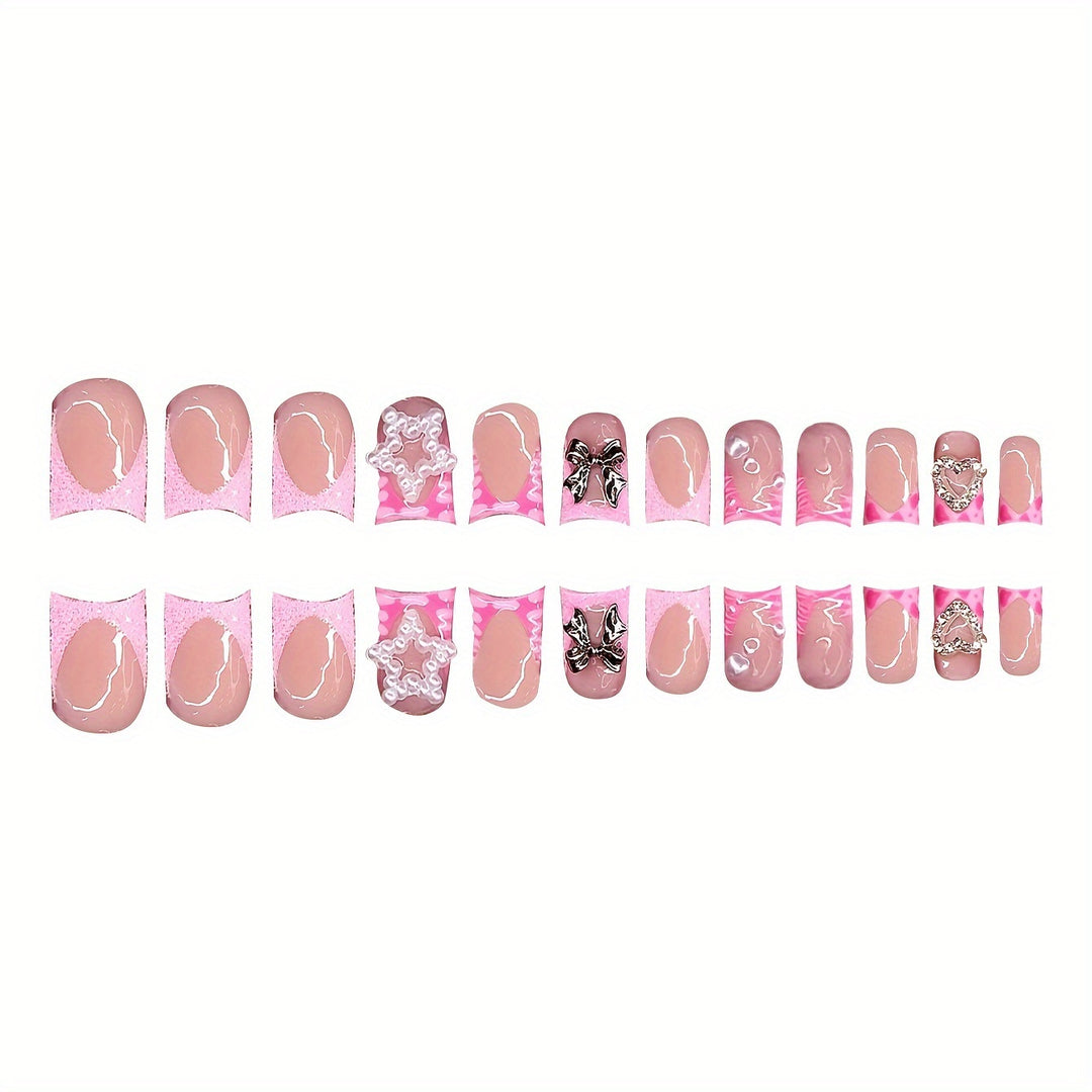 Decorative Press-On Nail Set Kalsten