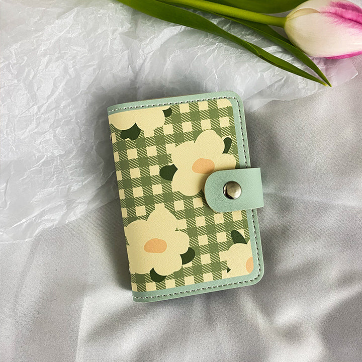 Floral Print Zippered Cardholder Kalsten