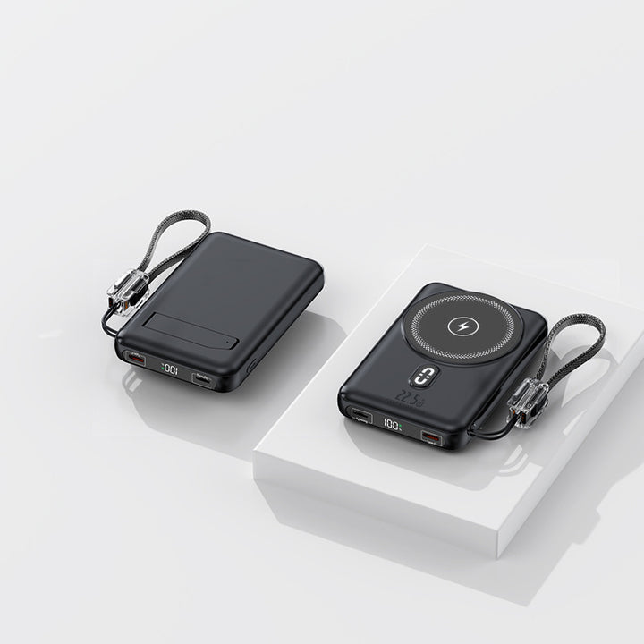 Portable power bank with inductive charging function and LED display Kalsten
