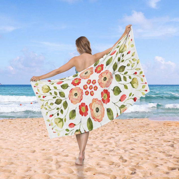 Beach towel in creative wave pattern Kalsten