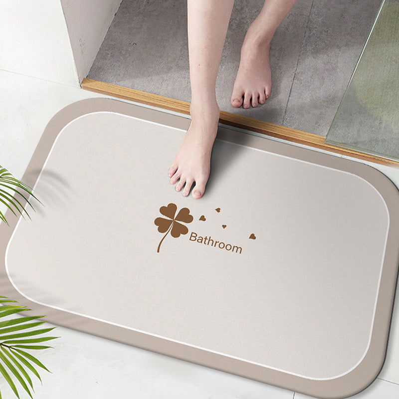 Soft Microfiber Bath Mat with Anti-Slip Features