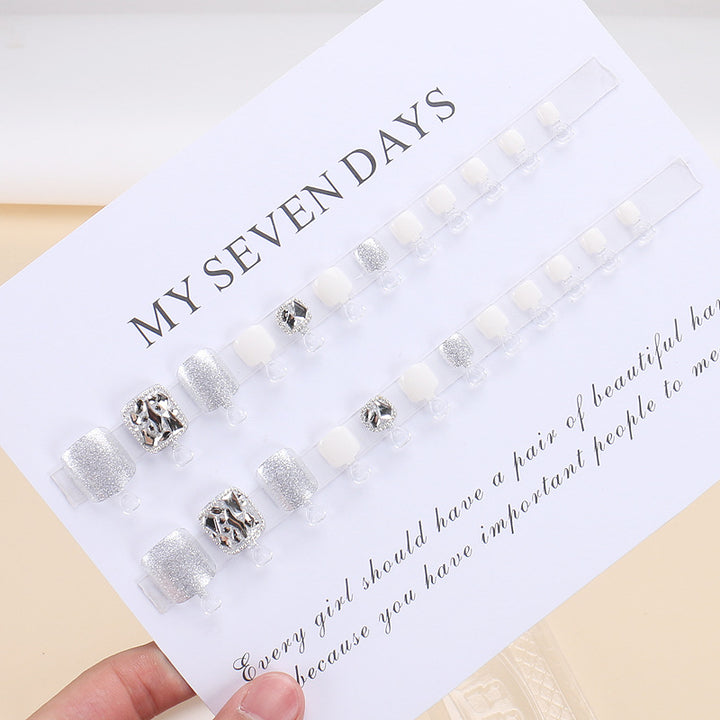 Sparkling Gel Toe Nail Art Kalsten