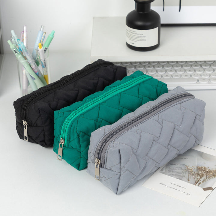 Quilted Textured Pencil Case Kalsten