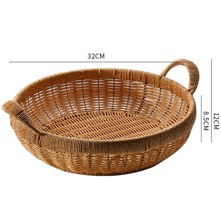 Handcrafted Wicker Storage Basket Kalsten