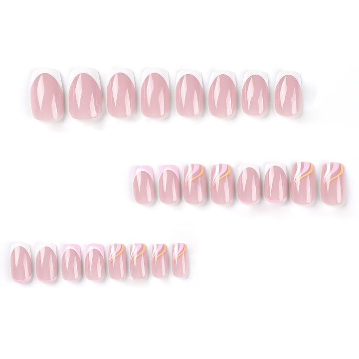 Artful Gel Nails with Elegant Accents Kalsten